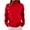 21#Red, variant on Womens Turtleneck Dressy Sweater Fall 2026 Button Long Sleeve Pullover Sweaters - Cozy Ribbed Knit, Loose Fit Red XS