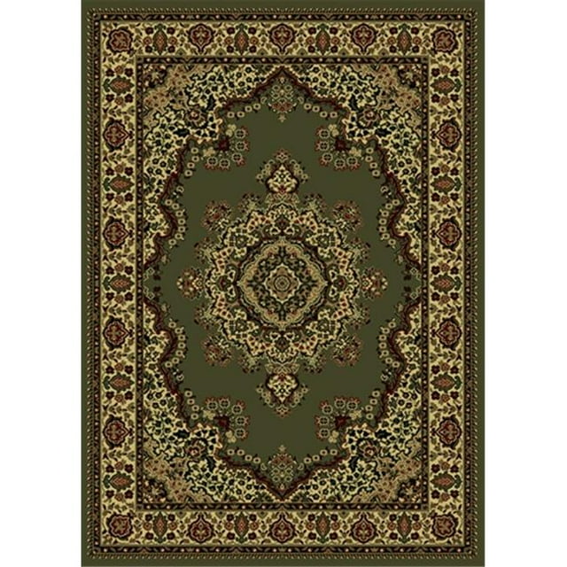 Radici 1191-2230-SAGE Castello Rectangular Sage Green Traditional Italy Area Rug- 3 ft. 3 in. W x 4 ft. 11 in. H