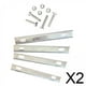 thumbnail image 1 of 2xiron Bicicleta Cesta Trasera Kits De Fijación Juntas Fijas Para Bicicleta De Carretera Bicicleta De Montaña 4 Unids Juntas Fijas, 1 of 8