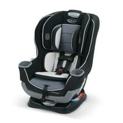 Angle View: Graco Extend2Fit Convertible Car Seat, Ride Rear Facing Longer with Extend2Fit, Gotham Style: 2-in-1