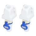 thumbnail image 4 of 3 Pin Circular Power Plugs,  Mounted 2P+E 220-250V 16A Industrial Plug Socket Brass Interface  For Electrical Equipments, 4 of 8