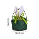 thumbnail image 3 of Bolso con orejas de conejo de Pascua | Minibolso de piel sintética con cierre de cinta | Decoración infantil para fiestas de Pascua y bolsa de regalo para huevos y golosinas | Amarillo, blanco,, 3 of 6