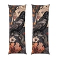 thumbnail image 1 of Fotbe Moonlit Crow Blossoms Funda para Almohada Corporal con Diseño, Funda de Microfibra Ultrasuave de 20x54 Pulgadas, Ropa de Cama Elegante, 1 of 7