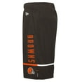 thumbnail image 4 of Men's New Era Brown Cleveland Browns Combine Authentic Rusher Training Shorts, 4 of 4