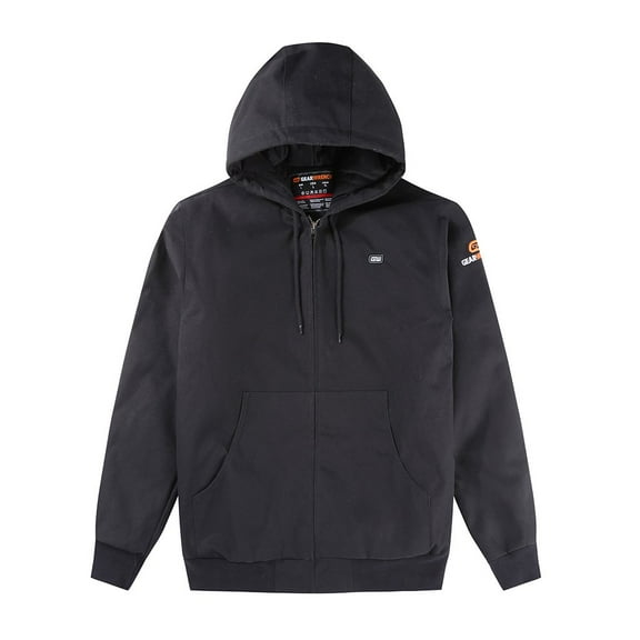Gearwrench Mens Black Heated Canvas Jacket Kit Small