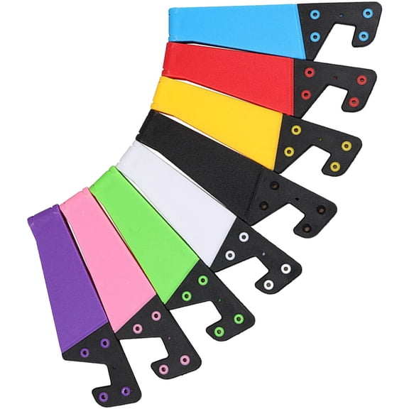 MIPCASE Foldable V-Shaped Mobile Phone Stands, Adjustable Cell Phone Holders for Home and Office Use, Assorted Colors