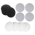thumbnail image 4 of 12 piezas parachoques de puerta adhesivo tope de puerta protector de pared tapón de manija de puerta de pared pegatinas anticolisión puerta de gabinete almohadilla anticolisión suministro de baño, 4 of 6