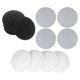 thumbnail image 4 of 12 piezas parachoques de puerta adhesivo tope de puerta protector de pared tapón de manija de puerta de pared pegatinas anticolisión puerta de gabinete almohadilla anticolisión suministro de baño, 4 of 6
