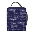 thumbnail image 5 of Biology Themed Insulated Lunch Bag – Scientific Formula & Lab Icon Print Bento Tote, Durable Waterproof Cooler for Students, Teachers, and Scientific Exploration Fans, 5 of 5