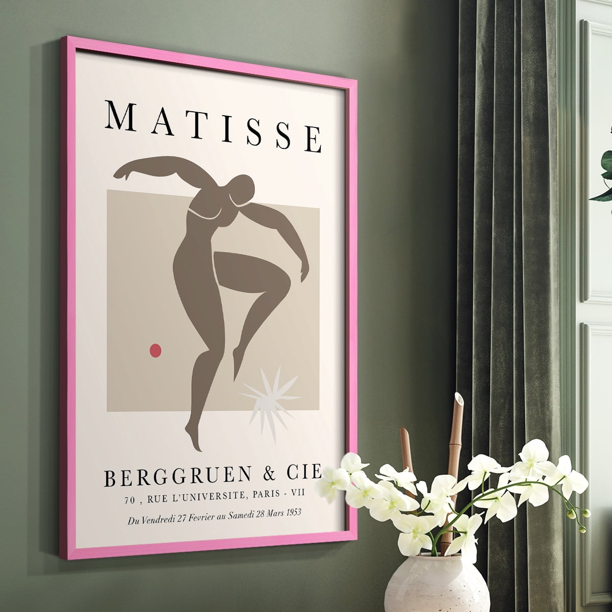Matisse CCXXIX in Solid Wood 11 x 14 Framed Print