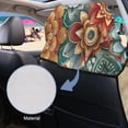 thumbnail image 6 of Xixirimido Boho Mandala Roosters Print Universal Car Towel Seat Cover for Post Gym Workout Swimming Running Soft Breathable Automotive Front Seat Protector Car Accessories, 6 of 8