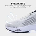 thumbnail image 3 of Ttecon Men's Non Slip Comfortable Running Shoes Gym Cross Training Sneakers Beige US 10, 3 of 7