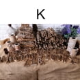 thumbnail image 2 of NIBOLOG Letter Distress Spelling Toy Wooden Alphabet Plaques Door Hanging Supply, 2 of 8