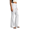 thumbnail image 6 of Ixbnca Womens Bootcut Pants Stretchy Drawstring Yoga Long Pants Comfy High Rise Loungewear Gym Flared Sweat Pants, 6 of 7