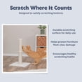 thumbnail image 4 of TRIXIE Parla 24.4 Inch Jute Cat Scratching Post with Plush Base, Beige, 4 of 4
