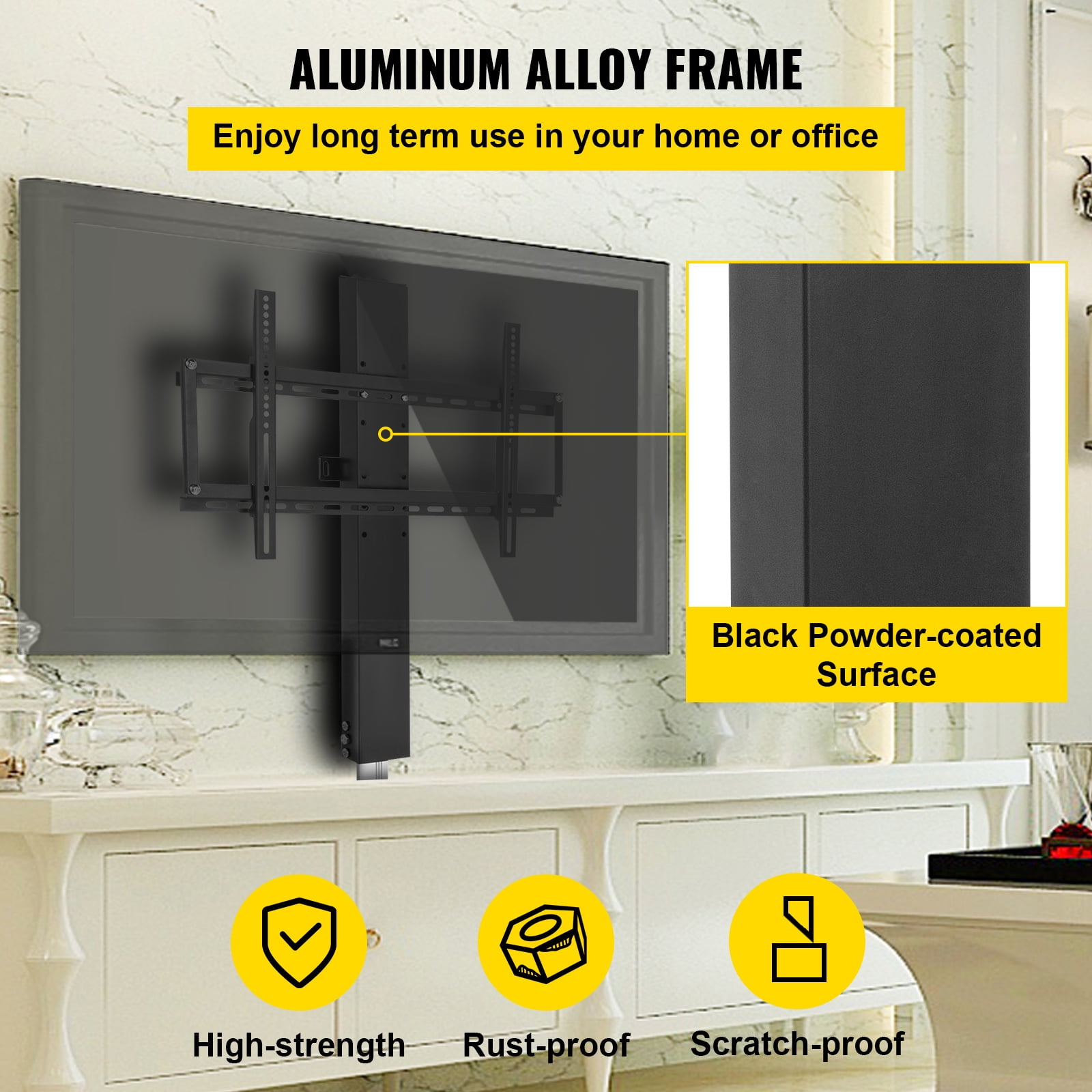 VEVOR Electric Motorized TV Lift Stand for 26-57" LCD/LED/OLED Plasma TVs