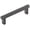 Flat Black / Flat Black Stem, variant on Emtek 84053.RECUS4.KNUS4 4 in. Center to Center Rectangular Stem Knurled Cabinet Pull - Satin Brass