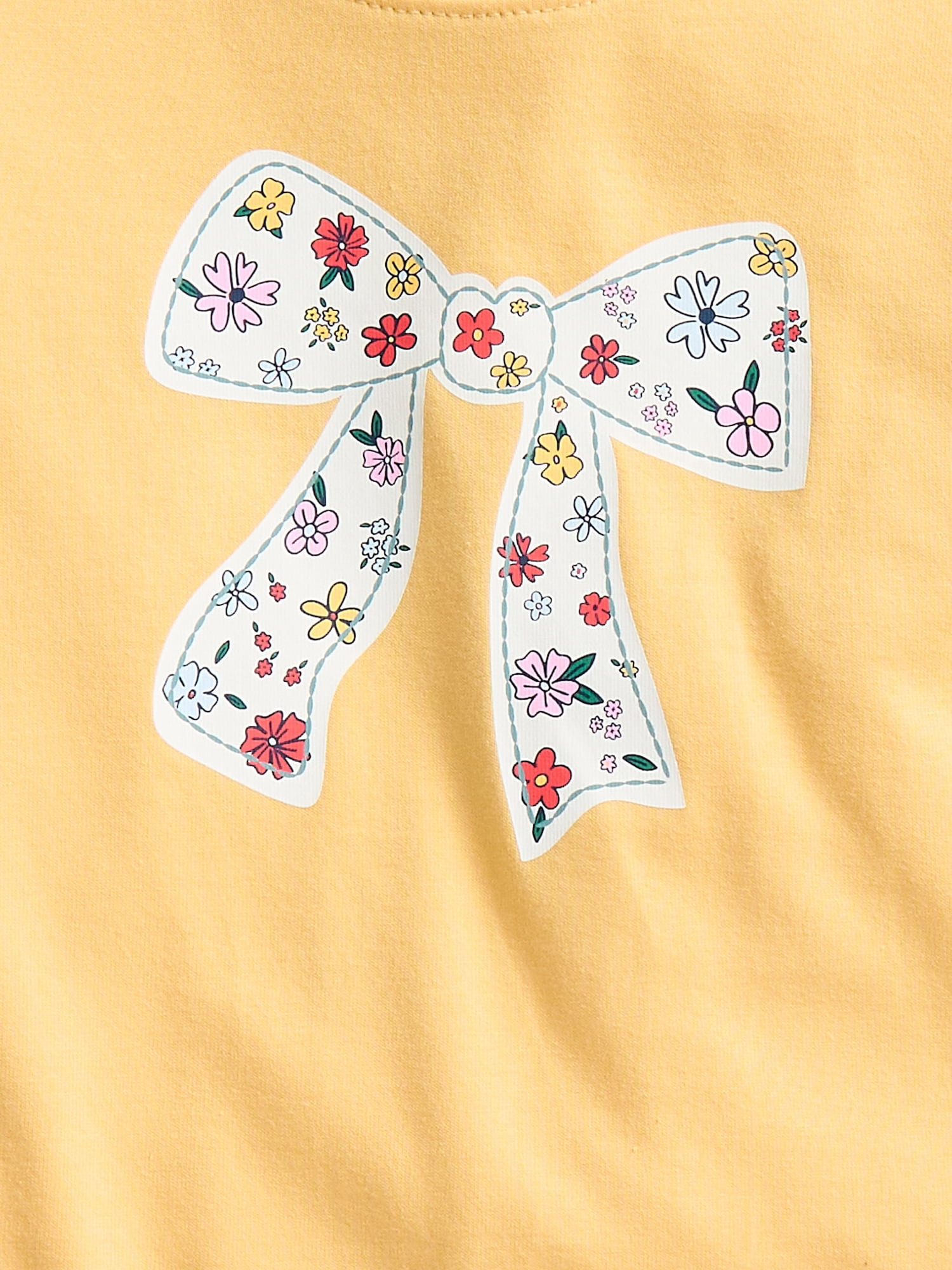 Wonder Nation Girls Graphic Tee with Short Sleeves, Sizes 4-10