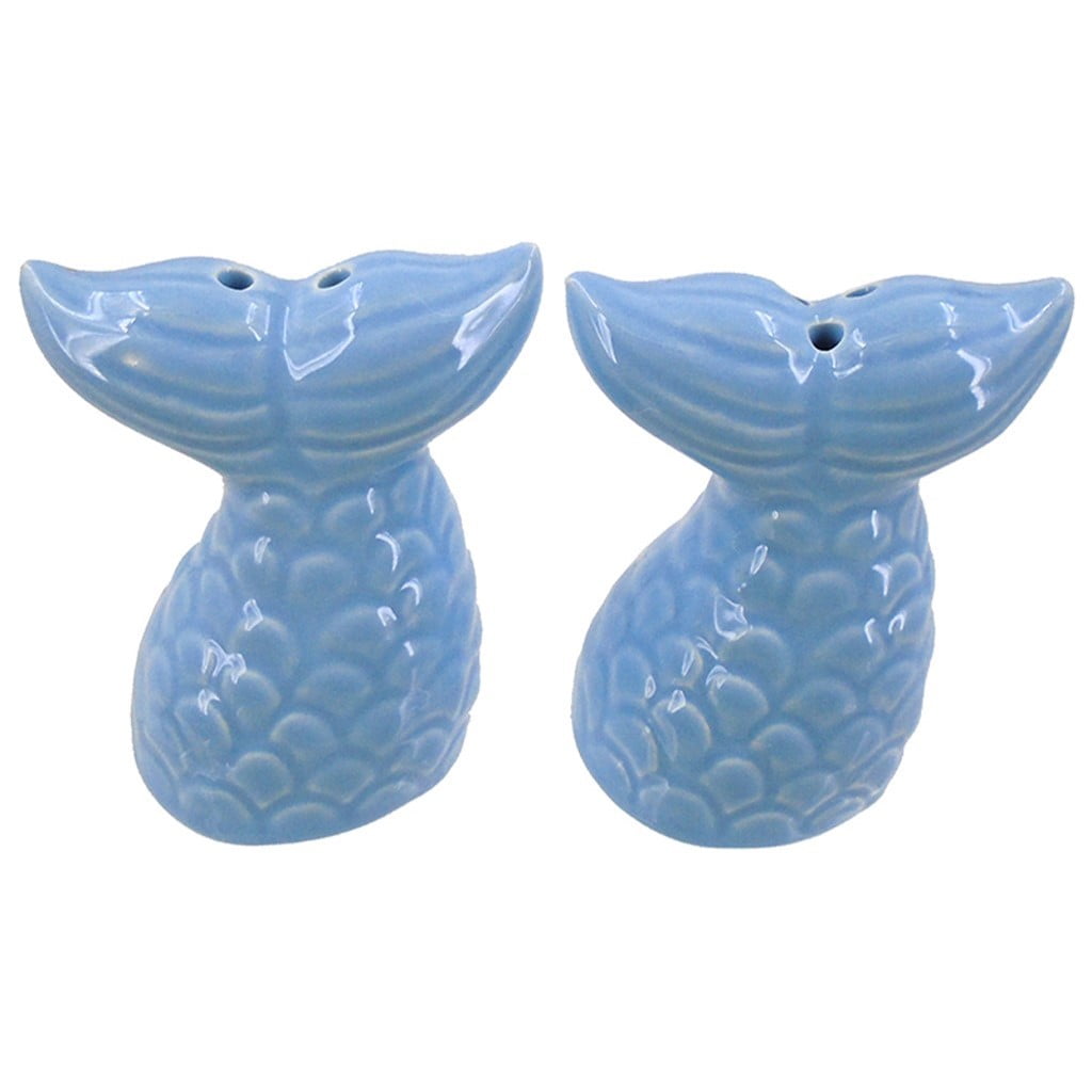 Mermaid Tail Design Salt and Pepper Shaker Set