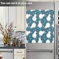 thumbnail image 5 of Snowman Snowflake Dishwasher Magnet Cover, Refrigerator Door Cover Magnectic Sticker Kitchen Panel Decal Appliances Decor 23x26inch, 5 of 6