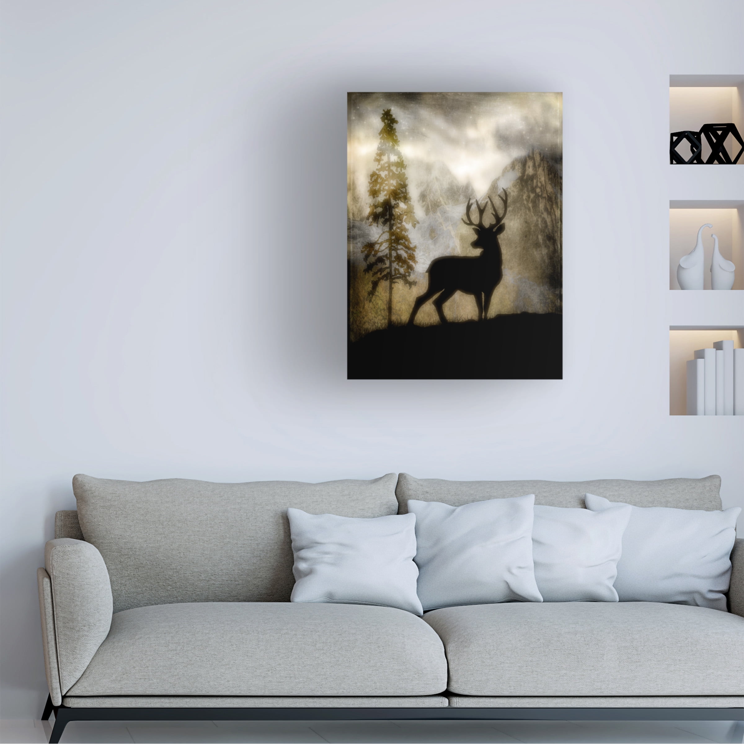 LightBoxJournal 'Mystic Deer' Canvas Art