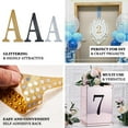 thumbnail image 4 of 8" Silver Decorative Rhinestone Alphabet Letter Stickers DIY Crafts - D, 4 of 5