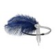thumbnail image 5 of Diadema de plumas con diseño de banda para el pelo estilo vintage europeo y americano, con diamantes de imitación para fiestas de cócteles, 5 of 6