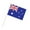 Australia, variant on Set of 32 small flags of countries around the world, hand-waved, for desk decoration (8x6 inches)