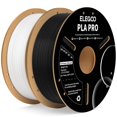 thumbnail image 1 of Filamento para impresora 3D ELEGOO PLA PRO, 1,75 mm, blanco y negro, 2 kg, 1 of 8