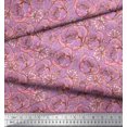 thumbnail image 2 of Soimoi Tissu Viscose Georgette à Pois et Roses Imprimés Floraux au Mètre 42 Pouces de Large, 2 of 3