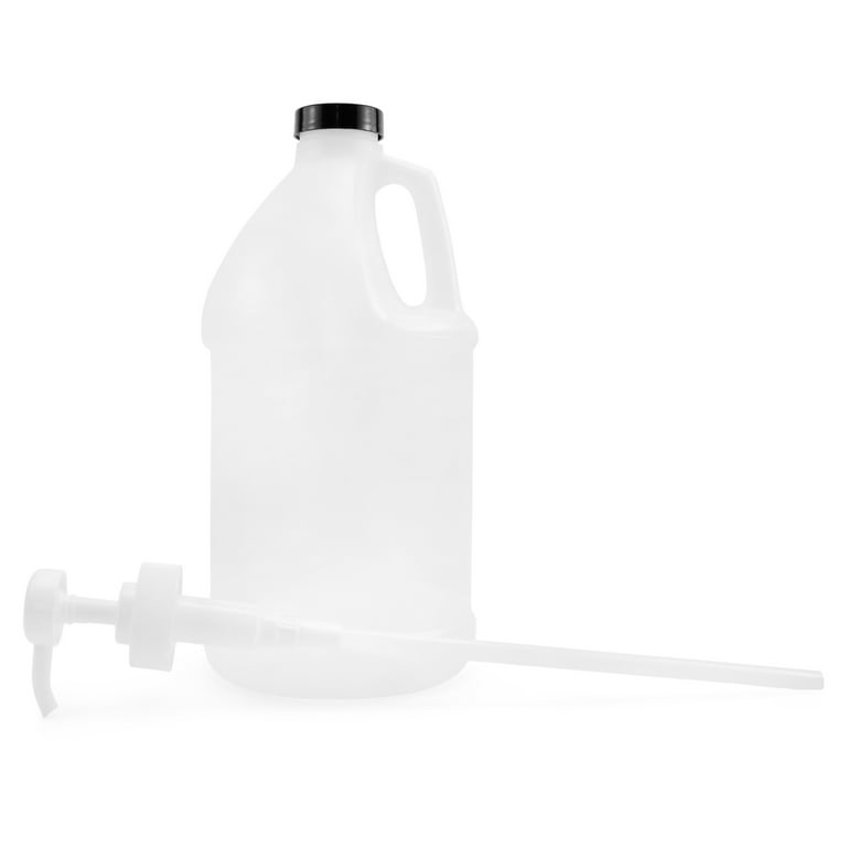 Glass Milk Bottle Container with Side Grip 2Qt Half Gallon Jugs