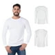 thumbnail image 3 of Playera Peso Completo Cuello Redondo Manga Larga para Caballero, Color Blanco, Talla Chica, 100% Algodón. Yazbek C0304, 3 of 3