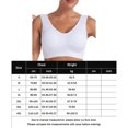 thumbnail image 2 of Conjunto de lencería Sujetador Mujer Belleza Espalda Ejercicio de una pieza Ropa diaria femenina (XXXL) Blanco Kuymtek Blanco T 3EG para Mujer, 2 of 5