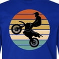 thumbnail image 4 of Inktastic Dirt Biking Motocross Retro Long Sleeve Youth T-Shirt, 4 of 5