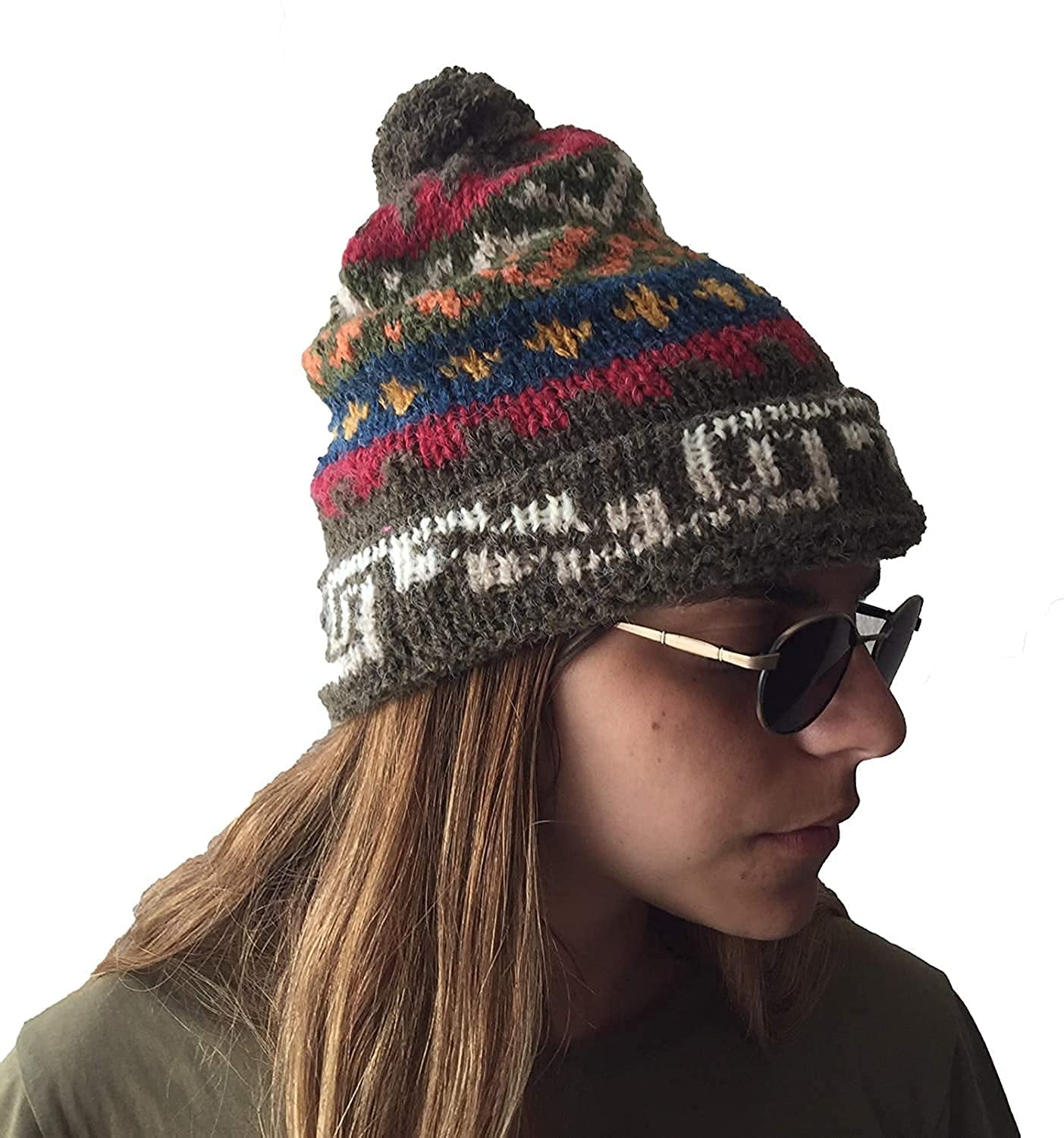 Handmade Pom Pom Beanie Hat | Walmart 
