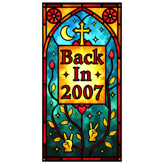 Vibrant Colorful Backdrop Banner with Retro 2007 Theme Party Decorations Photography Props for Throwback Parties Nostalgic Celebrations Retro Events and Themed Gatherings