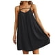 thumbnail image 2 of Moda mujer verano casual suelto fuera del hombro tirantes vestido Pompotops  qyievc1533, 2 of 9