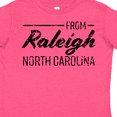 thumbnail image 4 of Inktastic From Raleigh North Carolina in Black Distressed Text Boys or Girls Toddler T-Shirt, 4 of 5