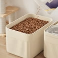 thumbnail image 3 of Airtight 30 Lb Pet Food Storage Container with Measuring Cup, Bpa-Free Plastic Dog Cat Treat Bin, Stackable Portable Pantry Organizer for Kitchen, Bird Seed, Flour, Rice, A 30L Rice Bucket, 3 of 6