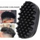 thumbnail image 3 of Cepillo para cabello rizado, esponja para rizos afro con cerdas de goma para peinar y dar forma a rizos y trenzas en cabello natural., 3 of 5