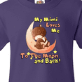 thumbnail image 4 of Inktastic My Mimi Loves Me to the Moon and Back Youth T-Shirt, 4 of 5