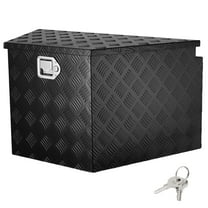 VEVOR Trailer Tongue Storage Tool Box 33x19x18 inch Aluminum Alloy   Lock Keys