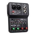 thumbnail image 4 of Q-12 Professional Sound Mixer with Monitor Electric Guitar Live Broadcast Recording for Studio Singing Computer PC, 4 of 6