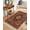 DarkRed, variant on Red Boho Kitchen Runner Rug 2'x4', Contemporary Abstract Ethnic Vintage Geometric Washable Rug with Tassels, Non Slip Woven Cotton Bathroom Rugs Hallway Carpet for Foyer Bedroom Entry Back Door Decor