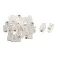 thumbnail image 1 of Unique Bargains Household RJ9 4P4C Telephone Cable End Phone Adapter Connector Modular 20pcs, 1 of 1