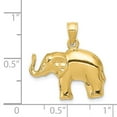 thumbnail image 3 of 14k Yellow Gold Elephant Pendant, 3 of 4