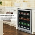 thumbnail image 5 of Whynter 24 inch Built-In 140 Can Undercounter Stainless Steel Beverage Refrigerator, Carbon Filter, Reversible Door, 5 of 13