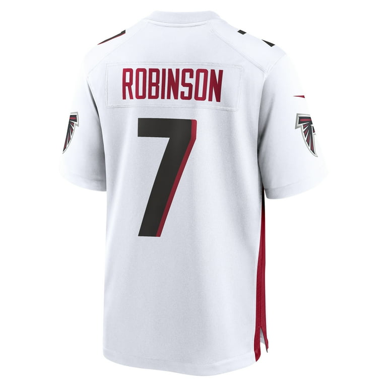 Men's Nike Bijan Robinson White Atlanta Falcons Game Jersey