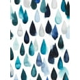 thumbnail image 2 of Popp, Grace 12x14 Gold Ornate Wood Framed with Double Matting Museum Art Print Titled - Water Drops II, 2 of 4