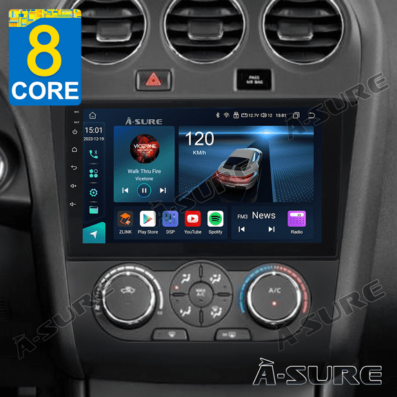 8-Core 4 64G Car Radio CarPlay for Nissan Altima lV L32 2007-2012 Android 13 Stereo GPS ChatGPT 4G WIFI